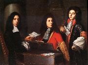 Anton Domenico Gabbiani Portrait of Musicians at the Medici Court oil painting reproduction